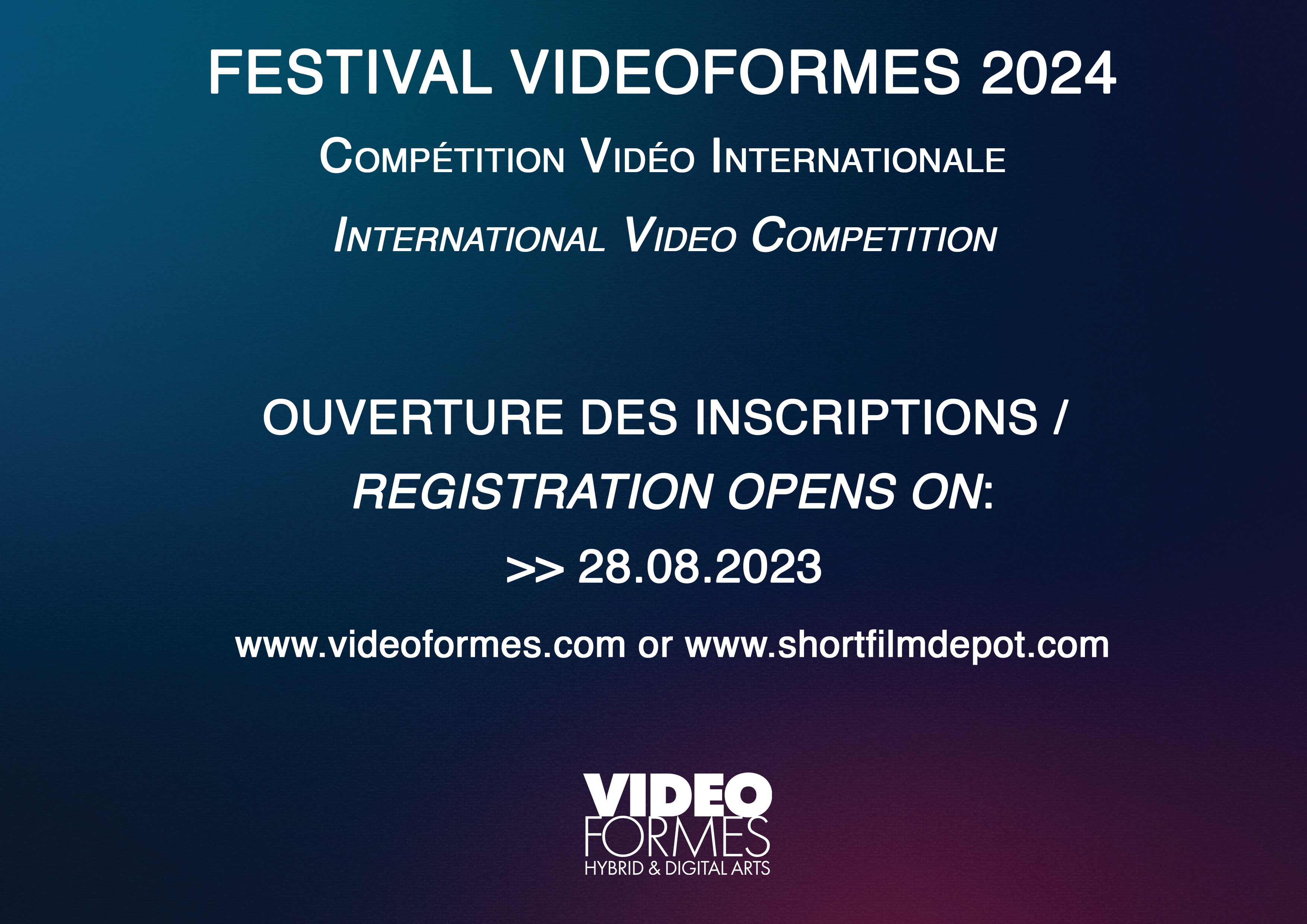 VIDEOFORMES 2024 – Compétition internationale / International competition
